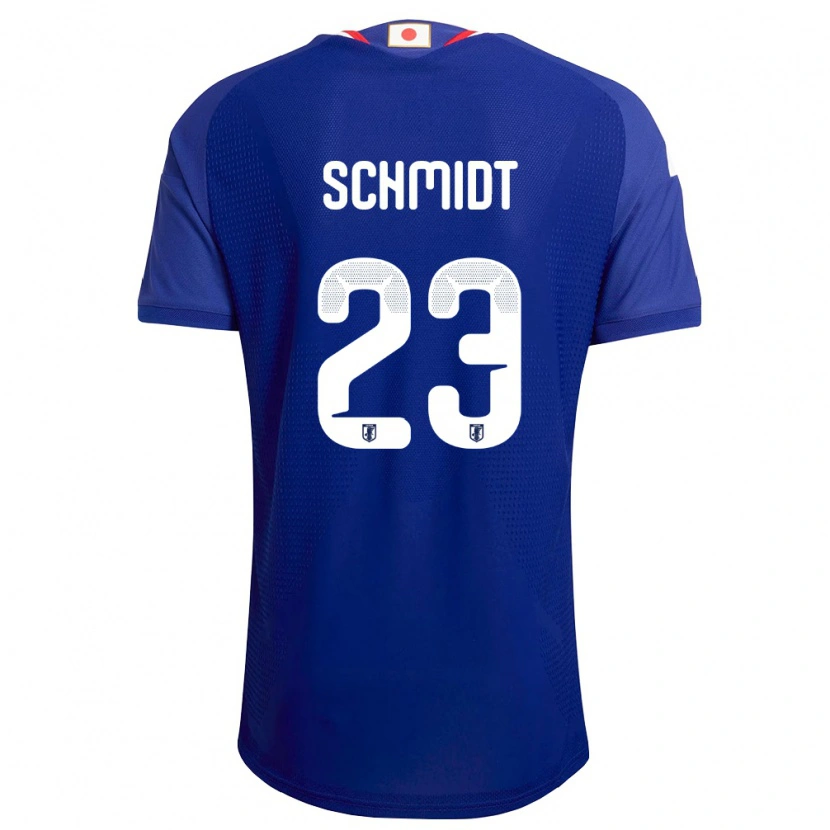 Danxen Niño Camiseta Japón Daniel Schmidt #23 Azul Blanco Rojo 1ª Equipación 26-28 La Camisa