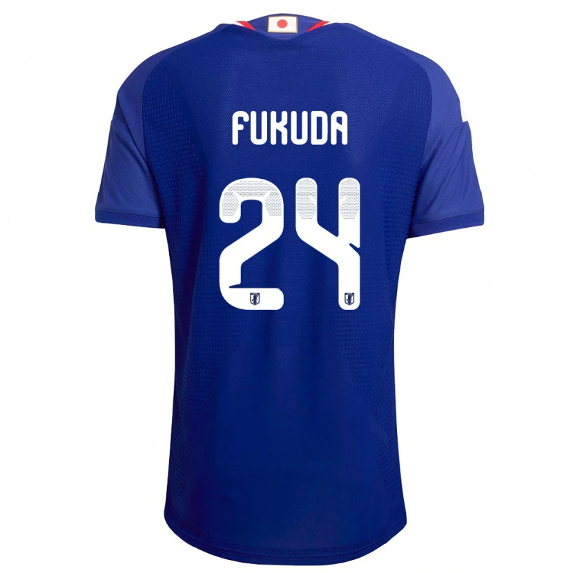 Danxen Niño Camiseta Japón Shio Fukuda #24 Azul Blanco Rojo 1ª Equipación 26-28 La Camisa