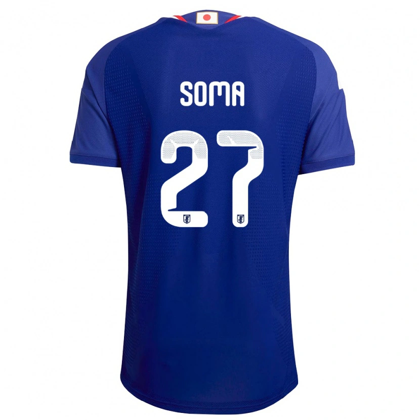Danxen Niño Camiseta Japón Yuki Soma #27 Azul Blanco Rojo 1ª Equipación 26-28 La Camisa