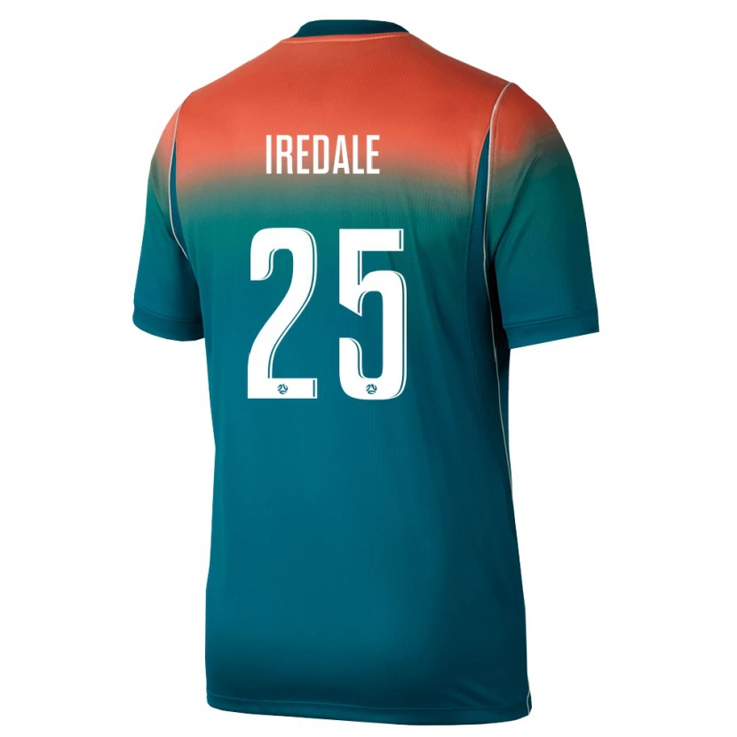 Danxen Niño Camiseta Australia Jack Iredale #25 Verde Rosa 2ª Equipación 26-28 La Camisa