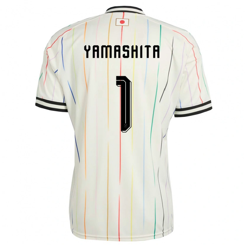 Danxen Niño Camiseta Japón Ayaka Yamashita #1 Blanco Negro 2ª Equipación 26-28 La Camisa