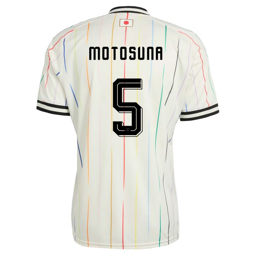 Danxen Niño Camiseta Japón Anthony Motosuna #5 Blanco Negro 2ª Equipación 26-28 La Camisa