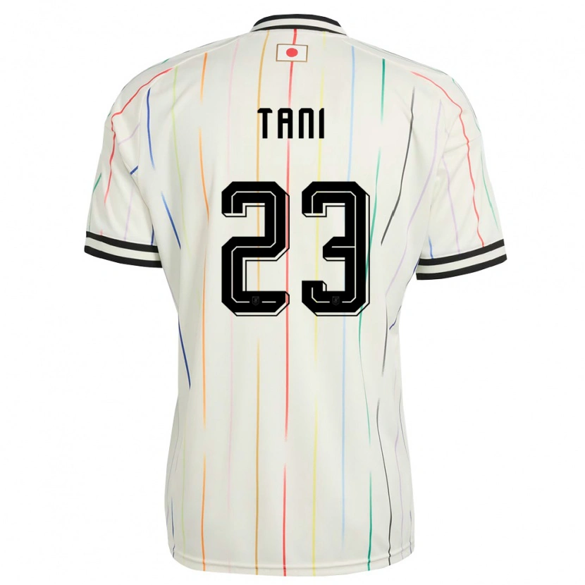 Danxen Niño Camiseta Japón Kosei Tani #23 Blanco Negro 2ª Equipación 26-28 La Camisa