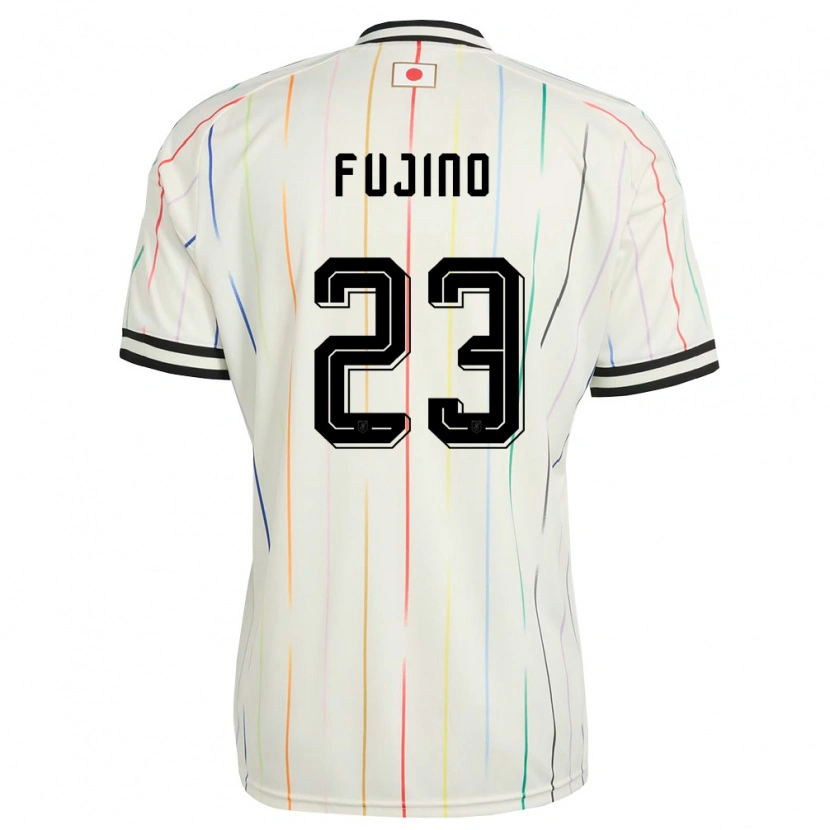 Danxen Niño Camiseta Japón Aoba Fujino #23 Blanco Negro 2ª Equipación 26-28 La Camisa