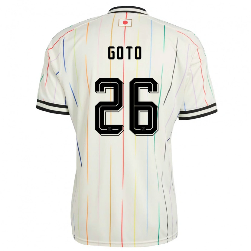 Danxen Niño Camiseta Japón Keisuke Goto #26 Blanco Negro 2ª Equipación 26-28 La Camisa