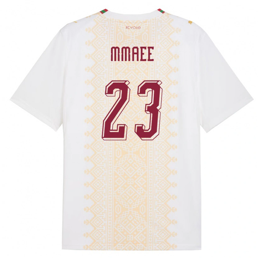 Danxen Niño Camiseta Marruecos Ryan Mmaee #23 Blanco Oro Rojo 2ª Equipación 26-28 La Camisa