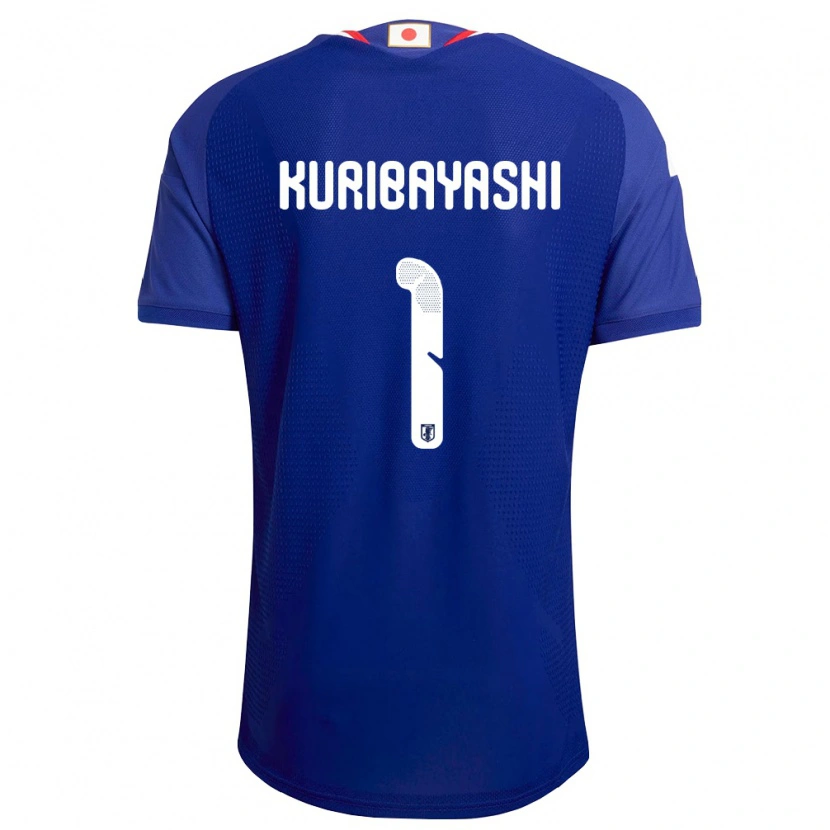 Danxen Hombre Camiseta Japón Hayato Kuribayashi #1 Azul Blanco Rojo 1ª Equipación 26-28 La Camisa