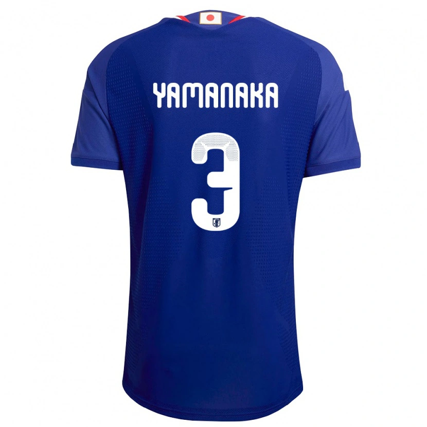 Danxen Hombre Camiseta Japón Yuki Yamanaka #3 Azul Blanco Rojo 1ª Equipación 26-28 La Camisa
