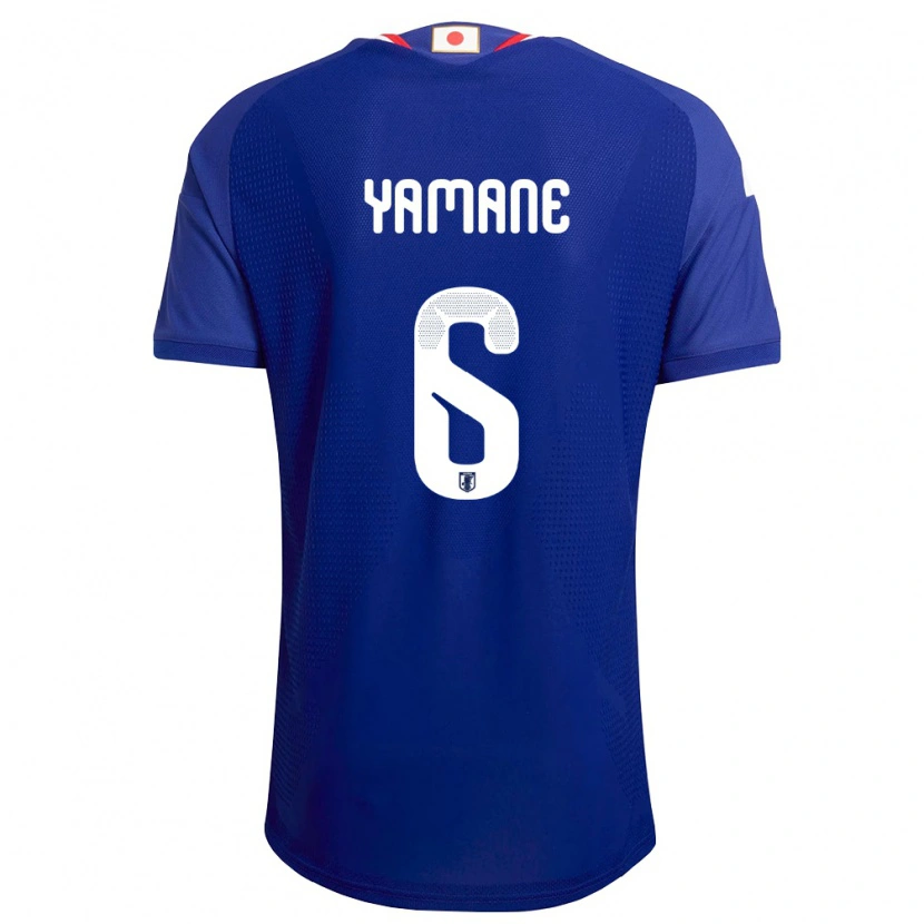 Danxen Hombre Camiseta Japón Riku Yamane #6 Azul Blanco Rojo 1ª Equipación 26-28 La Camisa