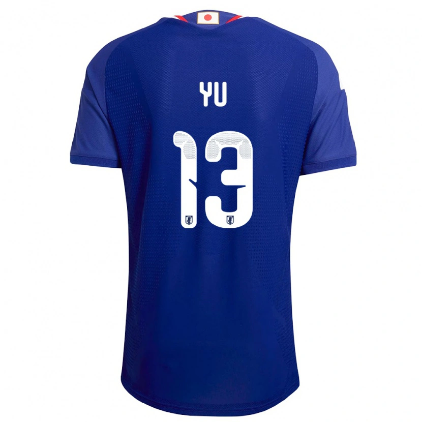 Danxen Hombre Camiseta Japón Yu Hirakawa #13 Azul Blanco Rojo 1ª Equipación 26-28 La Camisa