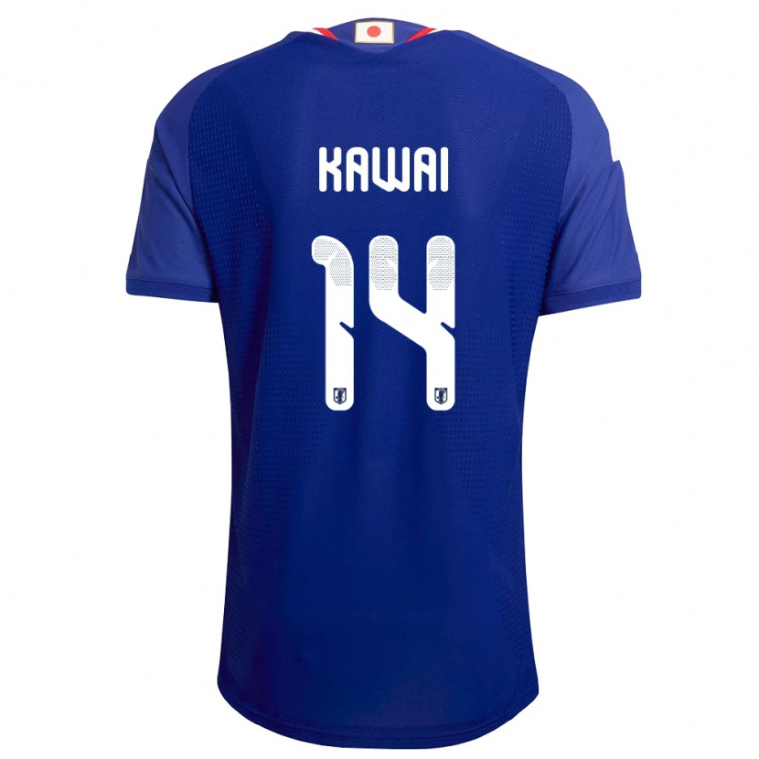 Danxen Hombre Camiseta Japón Tokumo Kawai #14 Azul Blanco Rojo 1ª Equipación 26-28 La Camisa