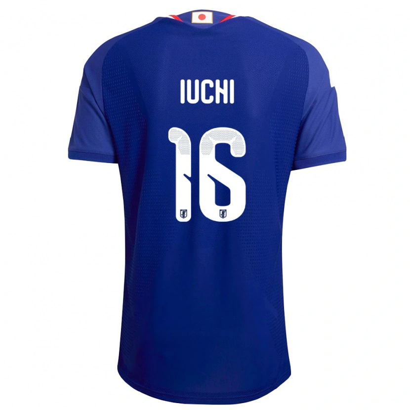 Danxen Hombre Camiseta Japón Yosuke Iuchi #16 Azul Blanco Rojo 1ª Equipación 26-28 La Camisa