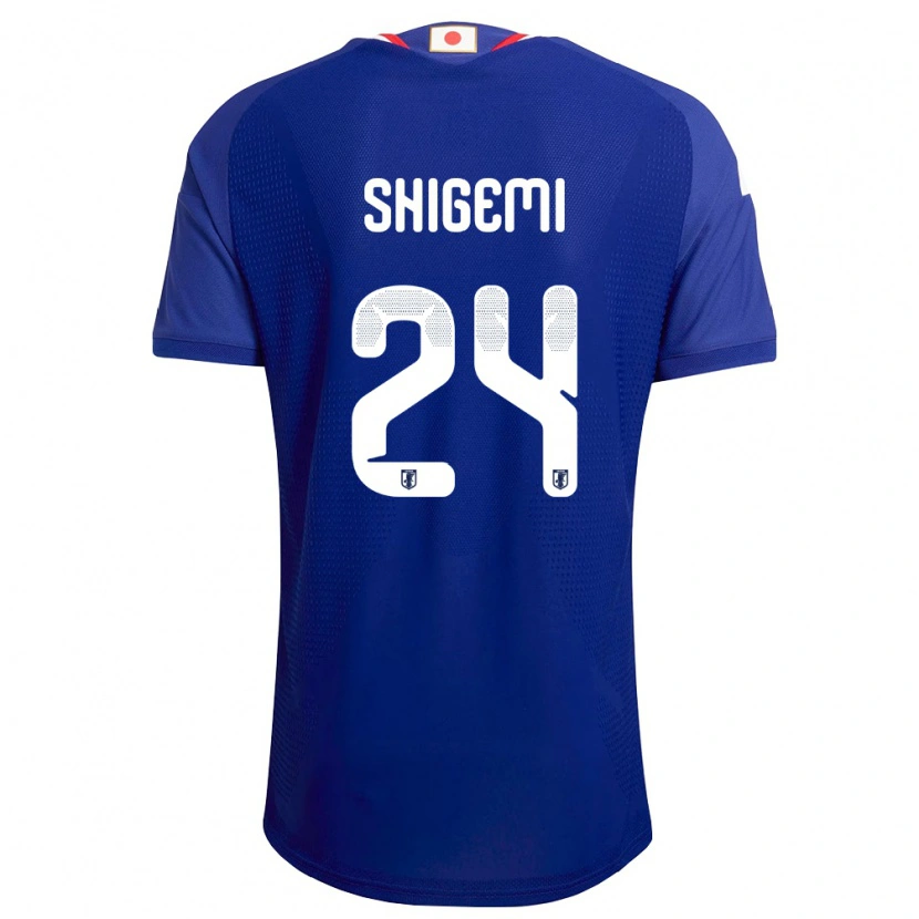 Danxen Hombre Camiseta Japón Masato Shigemi #24 Azul Blanco Rojo 1ª Equipación 26-28 La Camisa
