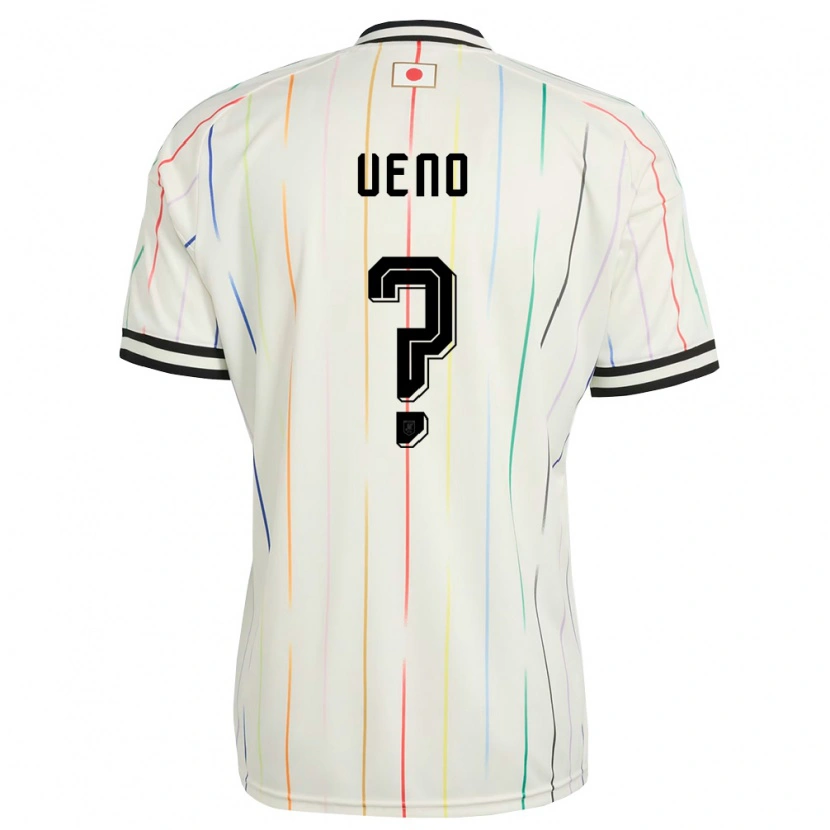 Danxen Hombre Camiseta Japón Koshiro Ueno #0 Blanco Negro 2ª Equipación 26-28 La Camisa