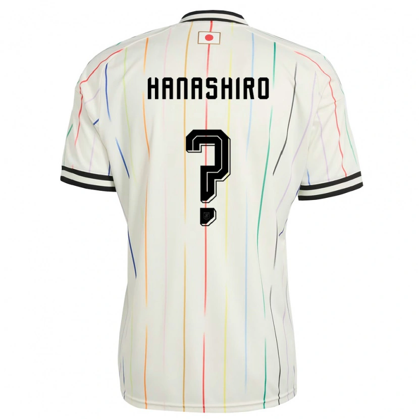 Danxen Hombre Camiseta Japón Rinto Hanashiro #0 Blanco Negro 2ª Equipación 26-28 La Camisa