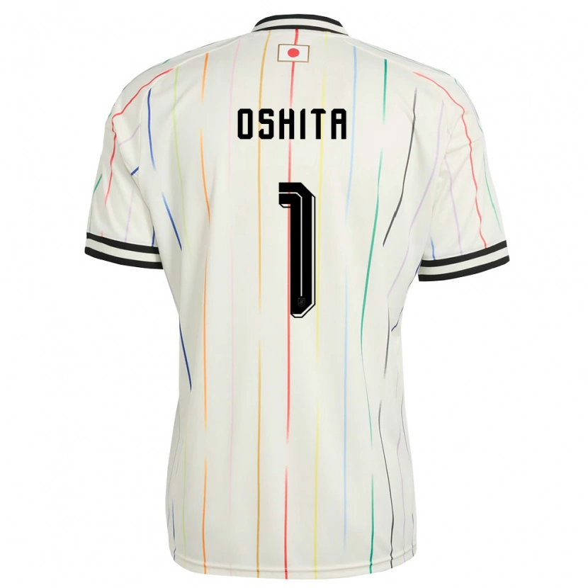 Danxen Hombre Camiseta Japón Kosei Oshita #1 Blanco Negro 2ª Equipación 26-28 La Camisa