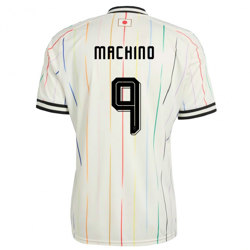 Danxen Hombre Camiseta Japón Shuto Machino #9 Blanco Negro 2ª Equipación 26-28 La Camisa