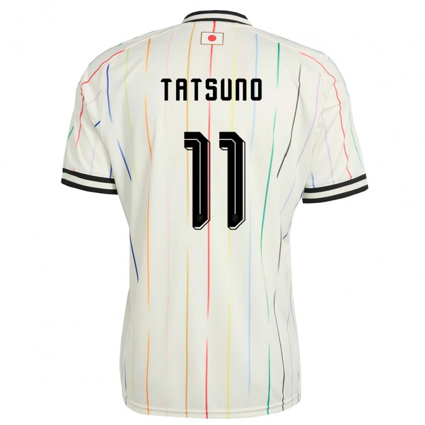Danxen Hombre Camiseta Japón Kyoya Tatsuno #11 Blanco Negro 2ª Equipación 26-28 La Camisa