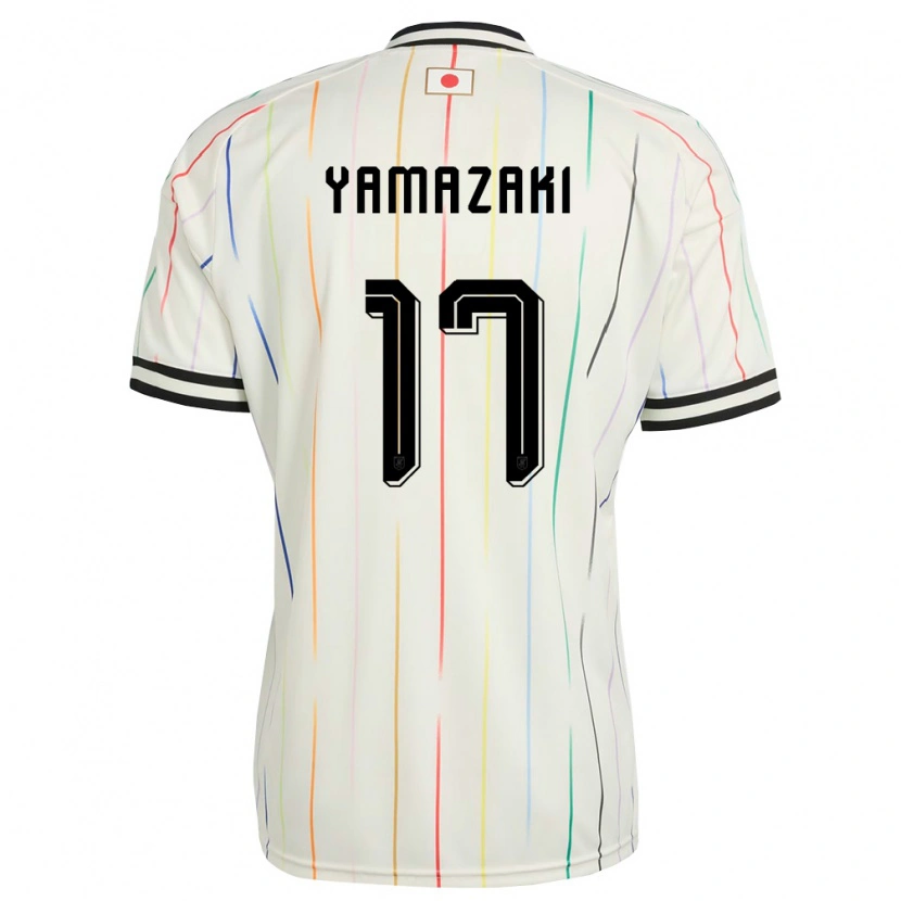 Danxen Hombre Camiseta Japón Taishin Yamazaki #17 Blanco Negro 2ª Equipación 26-28 La Camisa