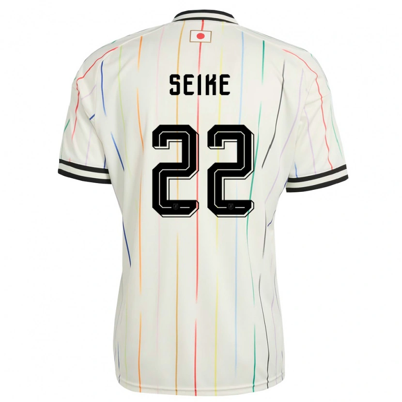 Danxen Hombre Camiseta Japón Kiko Seike #22 Blanco Negro 2ª Equipación 26-28 La Camisa