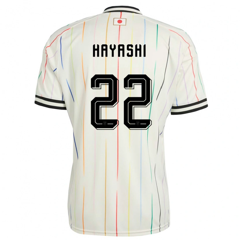 Danxen Hombre Camiseta Japón Sotaro Hayashi #22 Blanco Negro 2ª Equipación 26-28 La Camisa