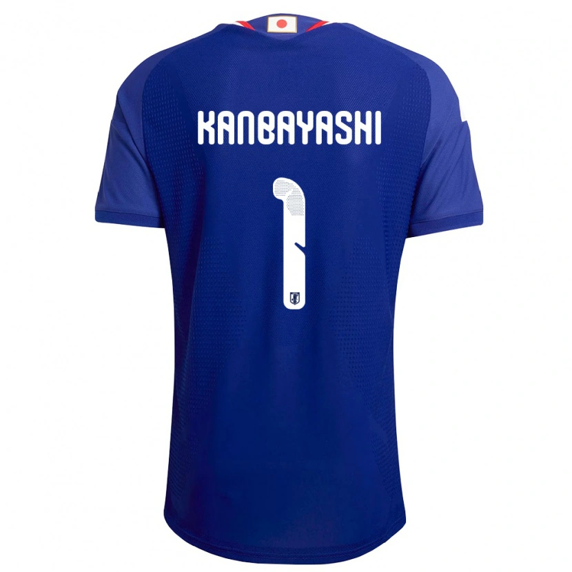 Danxen Mujer Camiseta Japón Taisei Kanbayashi #1 Azul Blanco Rojo 1ª Equipación 26-28 La Camisa