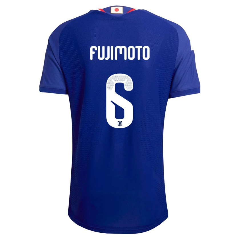 Danxen Mujer Camiseta Japón Yoshiki Fujimoto #6 Azul Blanco Rojo 1ª Equipación 26-28 La Camisa