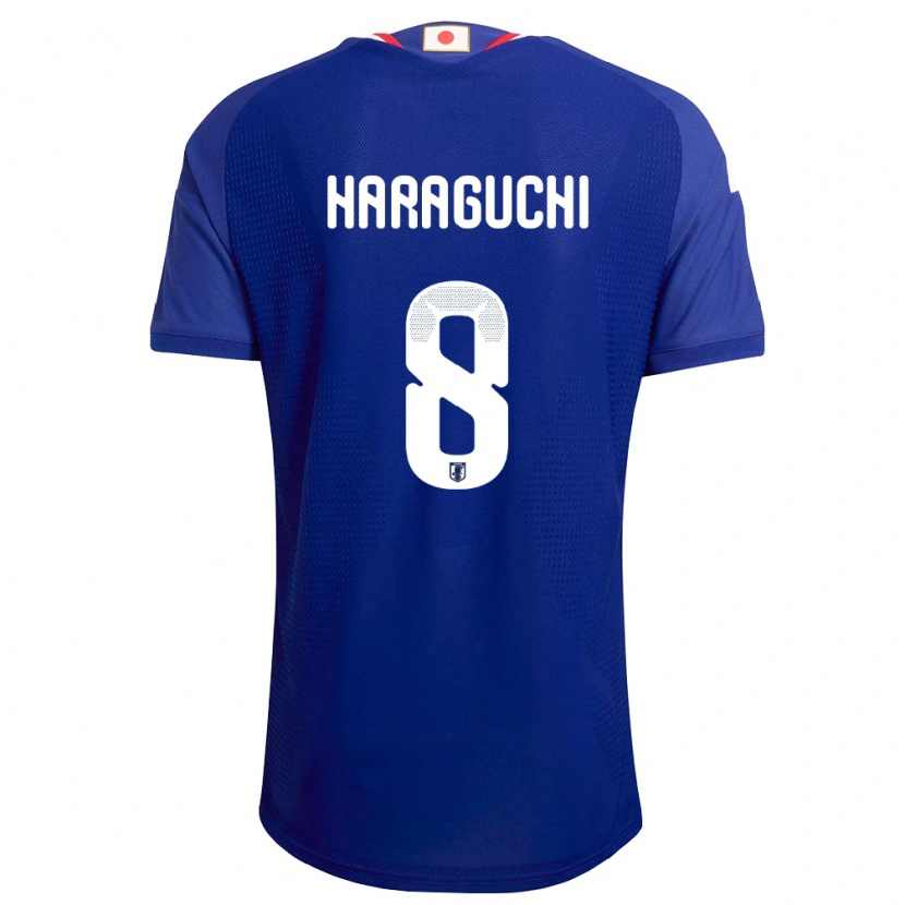 Danxen Mujer Camiseta Japón Genki Haraguchi #8 Azul Blanco Rojo 1ª Equipación 26-28 La Camisa