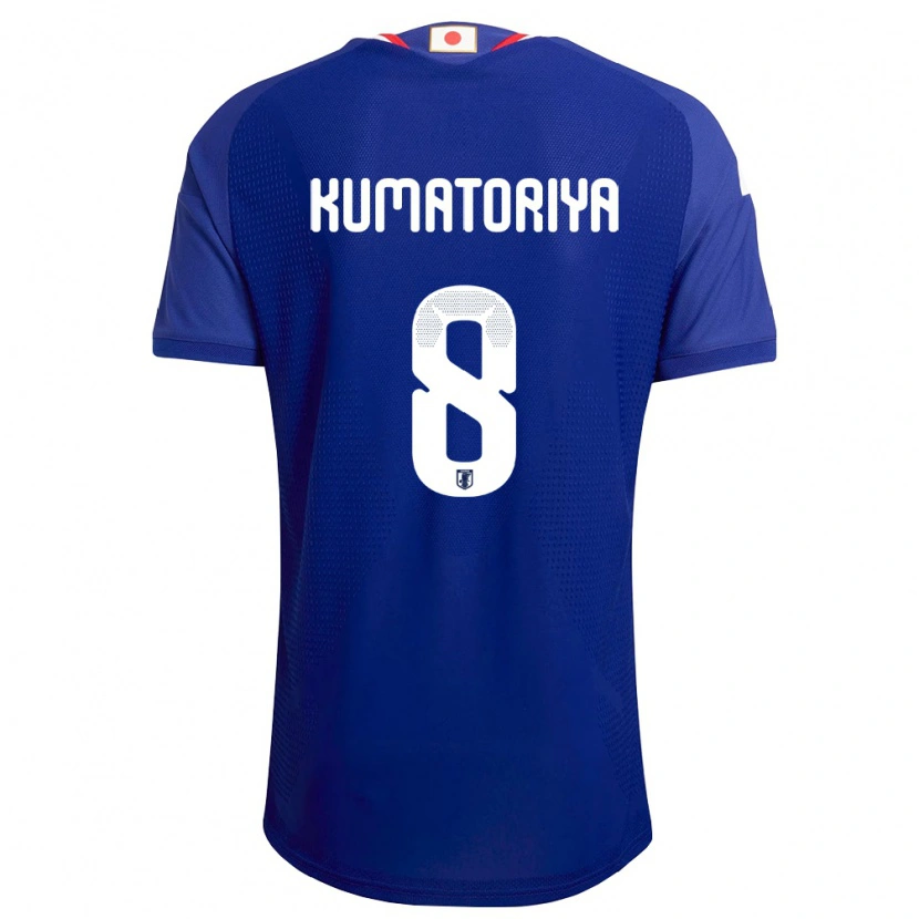 Danxen Mujer Camiseta Japón Issei Kumatoriya #8 Azul Blanco Rojo 1ª Equipación 26-28 La Camisa