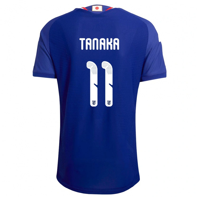 Danxen Mujer Camiseta Japón Mina Tanaka #11 Azul Blanco Rojo 1ª Equipación 26-28 La Camisa