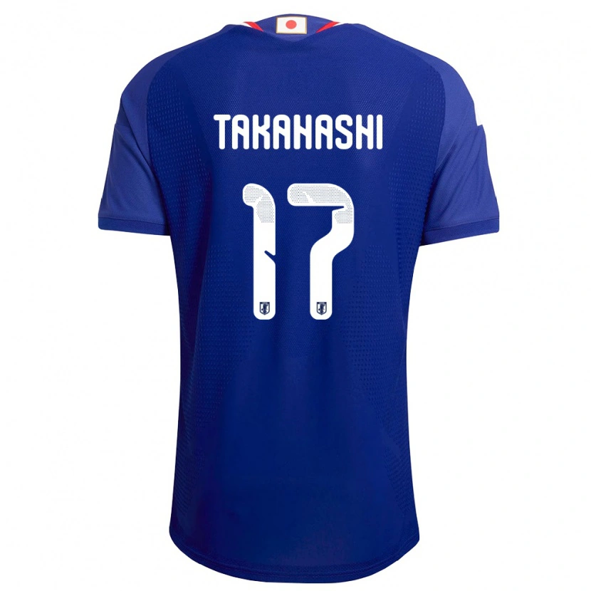 Danxen Mujer Camiseta Japón Hana Takahashi #17 Azul Blanco Rojo 1ª Equipación 26-28 La Camisa