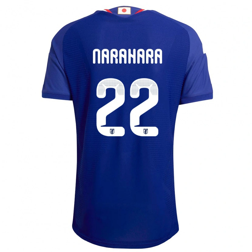 Danxen Mujer Camiseta Japón Yoshiki Narahara #22 Azul Blanco Rojo 1ª Equipación 26-28 La Camisa