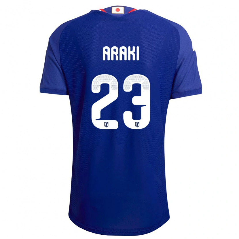 Danxen Mujer Camiseta Japón Rui Araki #23 Azul Blanco Rojo 1ª Equipación 26-28 La Camisa