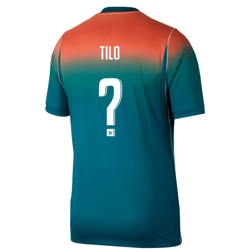 Danxen Mujer Camiseta Australia Gabriel Tilo #0 Verde Rosa 2ª Equipación 26-28 La Camisa