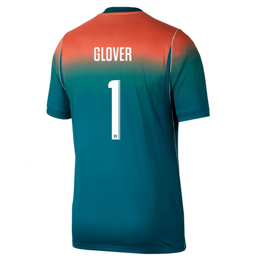 Danxen Mujer Camiseta Australia Thomas Glover #1 Verde Rosa 2ª Equipación 26-28 La Camisa