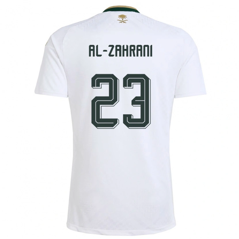 Danxen Mujer Camiseta Arabia Saudita Tahani Al Zahrani #23 Blanco Verde Oro 2ª Equipación 26-28 La Camisa