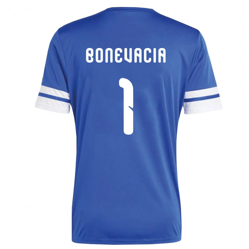 Danxen Niño Camiseta Curazao Giuliano Bonevacia #1 Marino Blanco 1ª Equipación 26-28 La Camisa