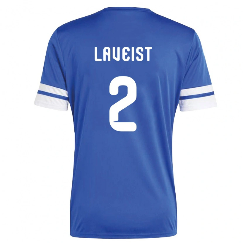Danxen Niño Camiseta Curazao Rai-Jedemy Laveist #2 Marino Blanco 1ª Equipación 26-28 La Camisa