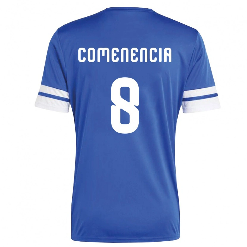 Danxen Niño Camiseta Curazao Livano Comenencia #8 Marino Blanco 1ª Equipación 26-28 La Camisa
