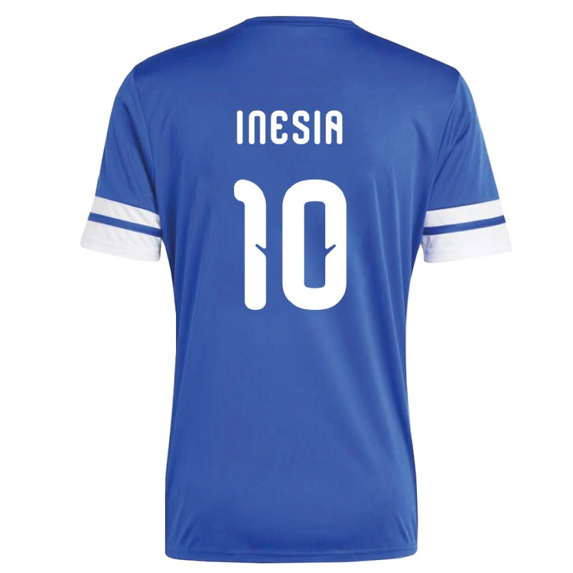 Danxen Niño Camiseta Curazao Luigi Inesia #10 Marino Blanco 1ª Equipación 26-28 La Camisa