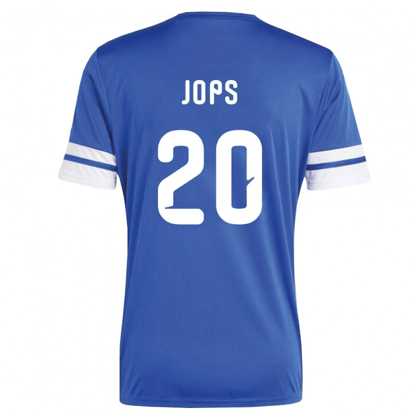 Danxen Niño Camiseta Curazao Arynel Jops #20 Marino Blanco 1ª Equipación 26-28 La Camisa
