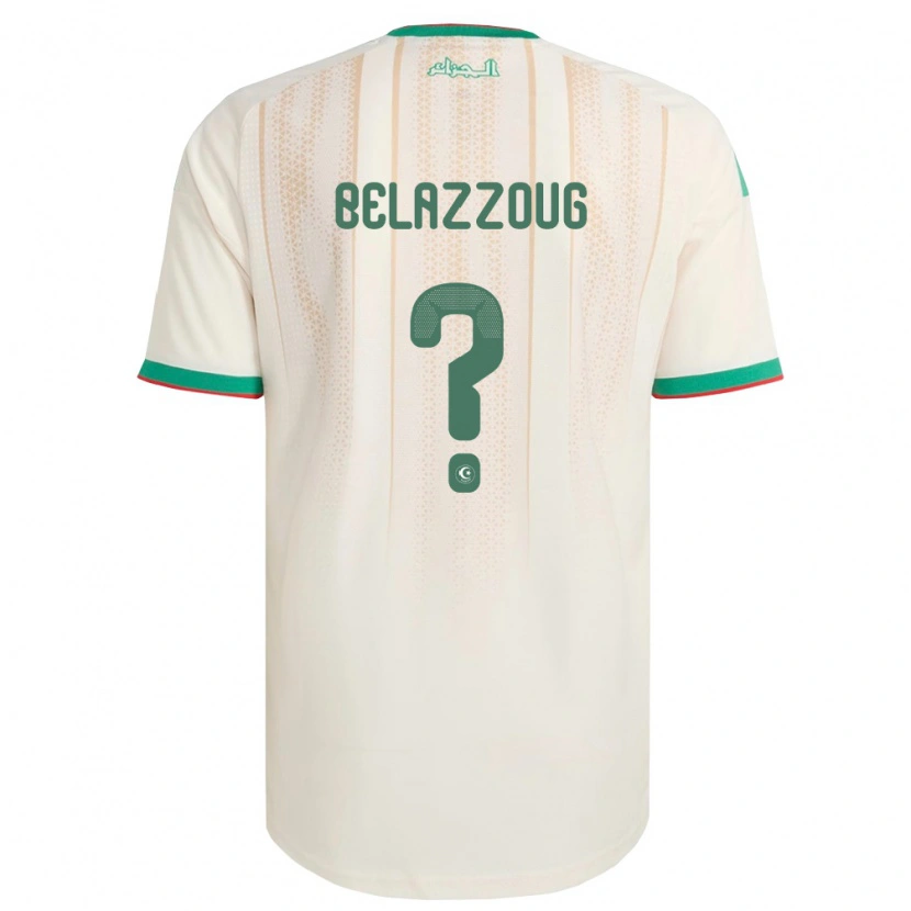 Danxen Niño Camiseta Argelia Kilian Belazzoug #0 Marfil Verde Rojo 1ª Equipación 26-28 La Camisa