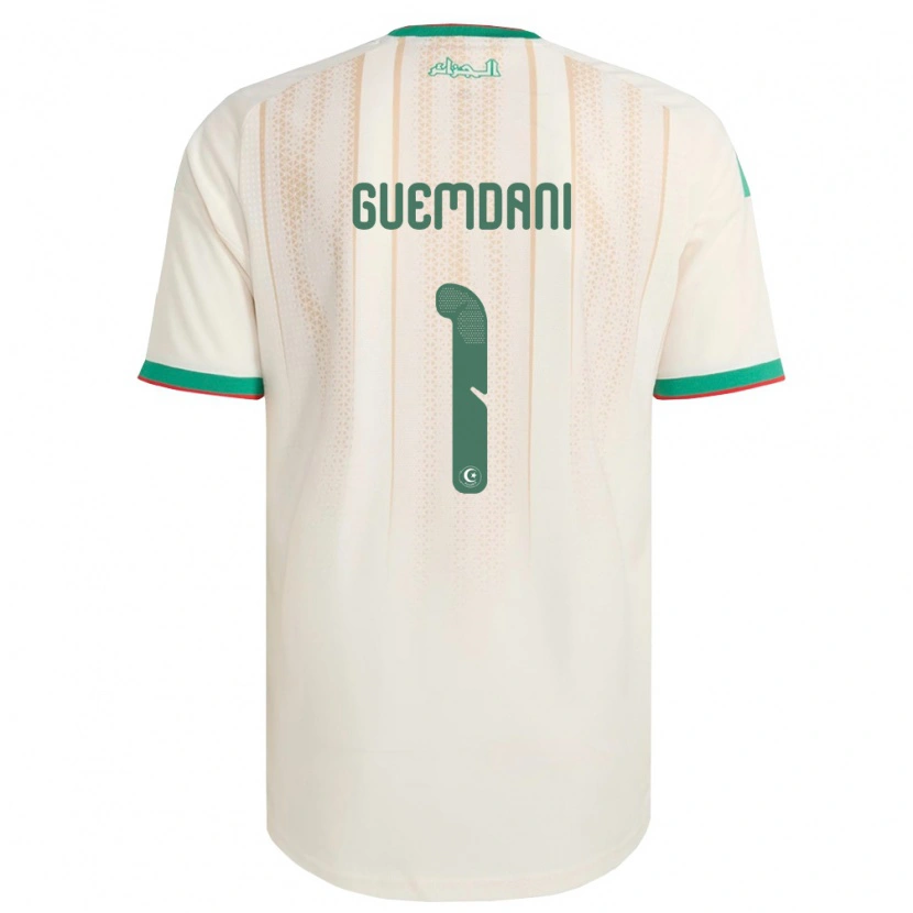Danxen Niño Camiseta Argelia Ivan Guemdani #1 Marfil Verde Rojo 1ª Equipación 26-28 La Camisa