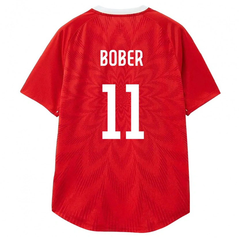 Danxen Niño Camiseta Rusia Ivan Bober #11 Rojo Blanco Marrón 1ª Equipación 26-28 La Camisa
