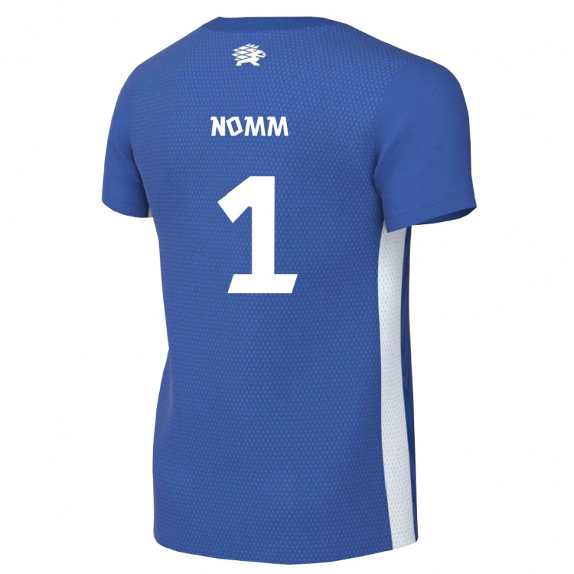 Danxen Niño Camiseta Estonia Ott Nomm #1 Azul Oscuro Blanco 1ª Equipación 26-28 La Camisa