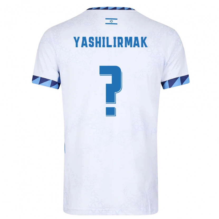 Danxen Niño Camiseta Israel Maor Yashilirmak #0 Blanco Azul Claro 1ª Equipación 26-28 La Camisa