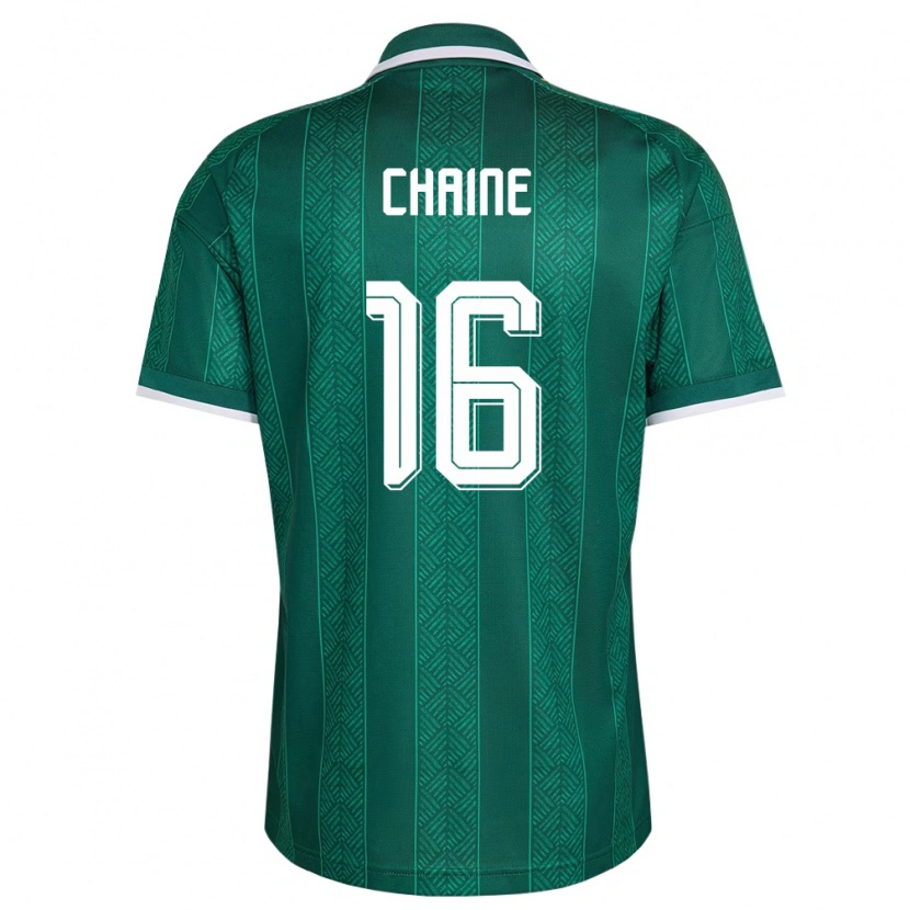 Danxen Niño Camiseta Sudáfrica Sipho Chaine #16 Verde Blanco Oro 2ª Equipación 26-28 La Camisa