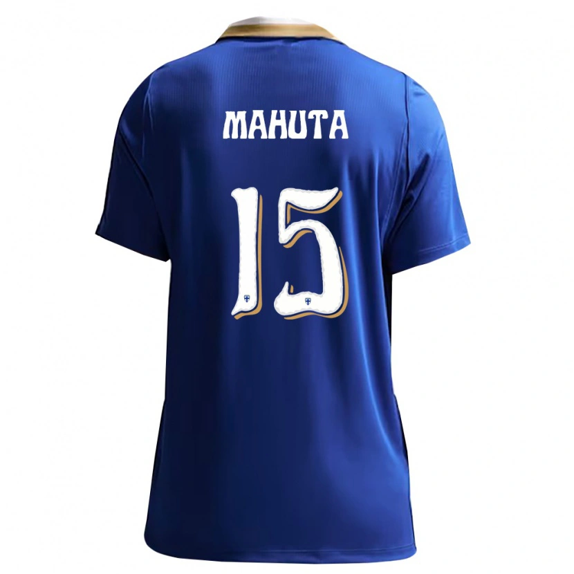Danxen Niño Camiseta Finlandia Ryan Mahuta #15 Azul Blanco 2ª Equipación 26-28 La Camisa