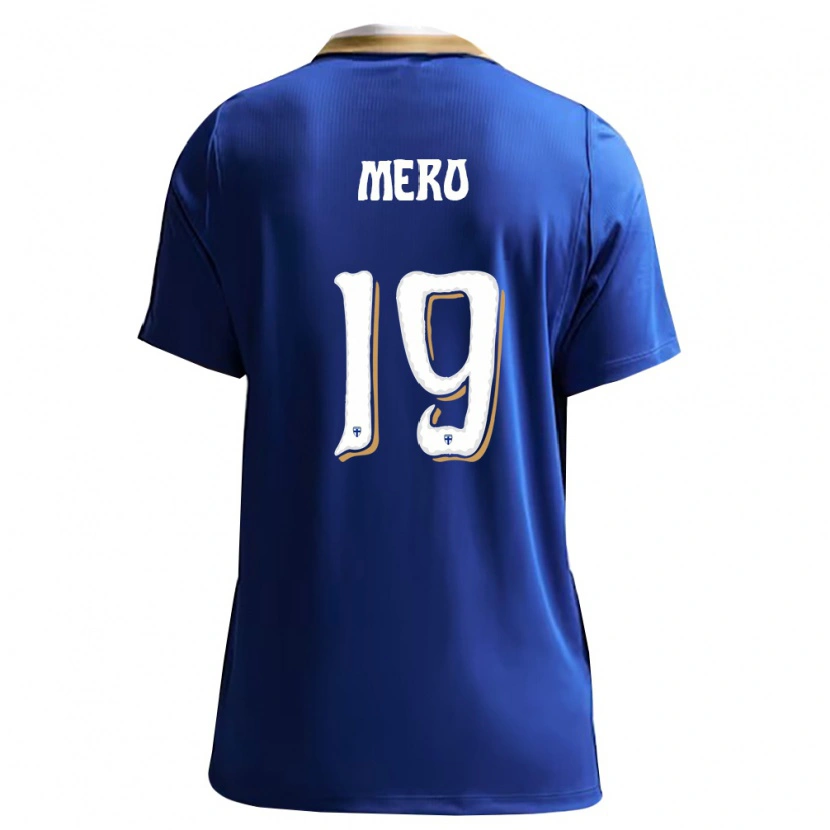 Danxen Niño Camiseta Finlandia Toivo Mero #19 Azul Blanco 2ª Equipación 26-28 La Camisa