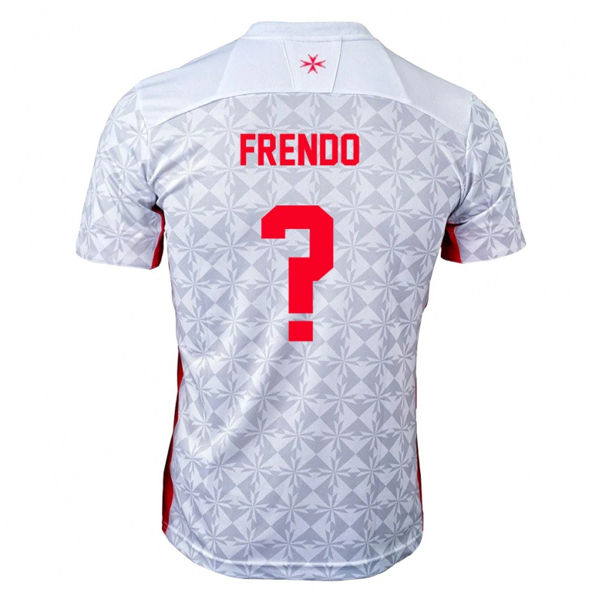Danxen Niño Camiseta Malta Liam Frendo #0 Gris Blanco Rojo 2ª Equipación 26-28 La Camisa